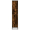 vidaXL Bookcase Smoked Oak 80.5x35x170.5 cm Engineered Wood