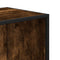 vidaXL Bookcase Smoked Oak 80.5x35x170.5 cm Engineered Wood