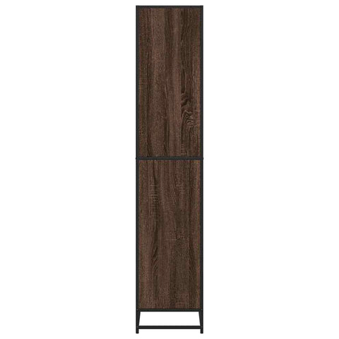 vidaXL Bookcase Brown Oak 80.5x35x170.5 cm Engineered Wood