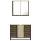 vidaXL 2 Piece Bathroom Furniture Set Sonoma Oak Engineered Wood