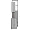 vidaXL 3 Piece Bathroom Furniture Set Grey Sonoma Engineered Wood