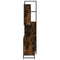 vidaXL 3 Piece Bathroom Furniture Set Smoked Oak Engineered Wood