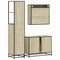 vidaXL 3 Piece Bathroom Furniture Set Sonoma Oak Engineered Wood