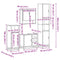 vidaXL 4 Piece Bathroom Furniture Set Smoked Oak Engineered Wood