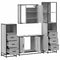 vidaXL 4 Piece Bathroom Furniture Set Grey Sonoma Engineered Wood