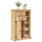 vidaXL Bathroom Cabinet Corona 70x33x110 cm Solid Wood Pine
