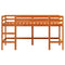 vidaXL Kids' Loft Bed without Mattress with Ladder Wax Brown 80x200 cm
