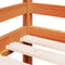 vidaXL Kids' Loft Bed without Mattress with Ladder Wax Brown 80x200 cm