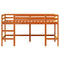 vidaXL Kids' Loft Bed without Mattress with Ladder Wax Brown 90x190 cm Single