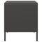 vidaXL Bedside Cabinets 2 pcs Black 35x39x43.5 cm Steel