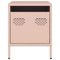 vidaXL Bedside Cabinet Pink 35x39x43.5 cm Steel