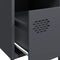 vidaXL Bedside Cabinet Anthracite 35x39x43.5 cm Steel