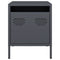 vidaXL Bedside Cabinets 2 pcs Anthracite 35x39x43.5 cm Steel