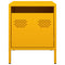 vidaXL Bedside Cabinets 2 pcs Mustard Yellow 35x39x43.5 cm Steel