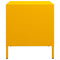 vidaXL Bedside Cabinets 2 pcs Mustard Yellow 35x39x43.5 cm Steel