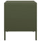 vidaXL Bedside Cabinets 2 pcs Olive Green 35x39x43.5 cm Steel