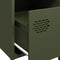 vidaXL Bedside Cabinets 2 pcs Olive Green 35x39x43.5 cm Steel