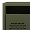 vidaXL Bedside Cabinets 2 pcs Olive Green 35x39x43.5 cm Steel
