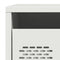 vidaXL Bedside Cabinet White 35x39x43.5 cm Steel