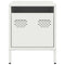 vidaXL Bedside Cabinets 2 pcs White 35x39x43.5 cm Steel