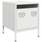 vidaXL Bedside Cabinets 2 pcs White 35x39x43.5 cm Steel
