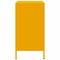 vidaXL Sideboard Mustard Yellow 68x39x73.5 cm Cold-rolled Steel