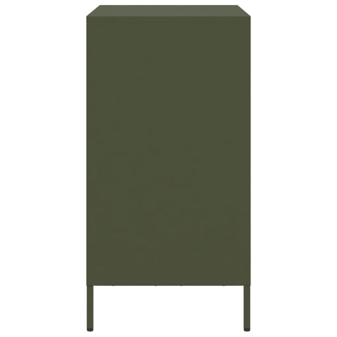 vidaXL Sideboard Olive Green 68x39x73.5 cm Cold-rolled Steel