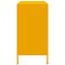 vidaXL Sideboard Mustard Yellow 101.5x39x73.5 cm Cold-rolled Steel