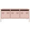 vidaXL Coffee Table Pink 101.5x50x43.5 cm Cold-rolled Steel