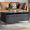 vidaXL Coffee Table Anthracite 101.5x50x43.5 cm Cold-rolled Steel