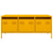 vidaXL Coffee Table Mustard Yellow 101.5x50x43.5 cm Cold-rolled Steel