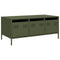 vidaXL Coffee Table Olive Green 101.5x50x43.5 cm Cold-rolled Steel