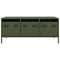 vidaXL Coffee Table Olive Green 101.5x50x43.5 cm Cold-rolled Steel