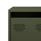 vidaXL Coffee Table Olive Green 101.5x50x43.5 cm Cold-rolled Steel