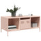 vidaXL Coffee Table Pink 101.5x50x43.5 cm Cold-rolled Steel
