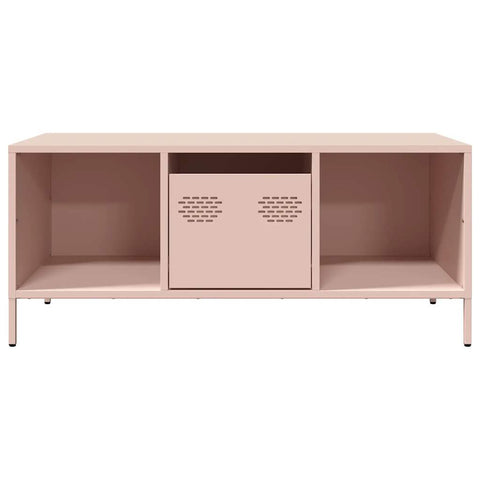 vidaXL Coffee Table Pink 101.5x50x43.5 cm Cold-rolled Steel