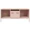 vidaXL Coffee Table Pink 101.5x50x43.5 cm Cold-rolled Steel
