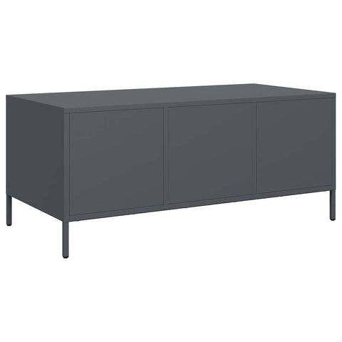 vidaXL Coffee Table Anthracite 101.5x50x43.5 cm Cold-rolled Steel