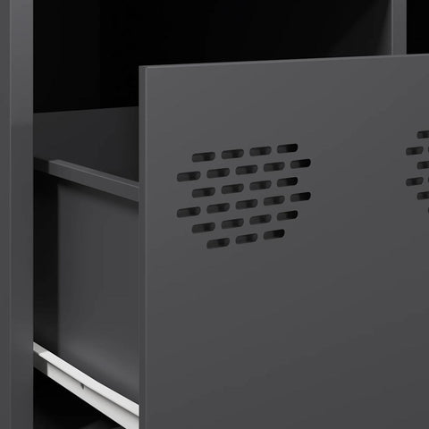 vidaXL Coffee Table Anthracite 101.5x50x43.5 cm Cold-rolled Steel