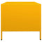 vidaXL Coffee Table Mustard Yellow 101.5x50x43.5 cm Cold-rolled Steel