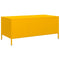 vidaXL Coffee Table Mustard Yellow 101.5x50x43.5 cm Cold-rolled Steel