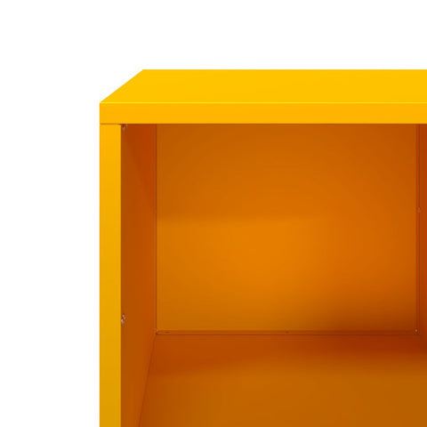 vidaXL Coffee Table Mustard Yellow 101.5x50x43.5 cm Cold-rolled Steel