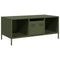 vidaXL Coffee Table Olive Green 101.5x50x43.5 cm Cold-rolled Steel