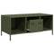 vidaXL Coffee Table Olive Green 101.5x50x43.5 cm Cold-rolled Steel
