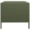 vidaXL Coffee Table Olive Green 68.5x50x43.5 cm Cold-rolled Steel