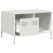 vidaXL Coffee Table White 68.5x50x43.5 cm Cold-rolled Steel