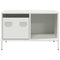 vidaXL Coffee Table White 68.5x50x43.5 cm Cold-rolled Steel