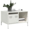 vidaXL Coffee Table White 68.5x50x43.5 cm Cold-rolled Steel
