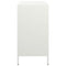 vidaXL Sideboard White 68x39x73.5 cm Cold-rolled Steel