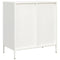 vidaXL Sideboard White 68x39x73.5 cm Cold-rolled Steel